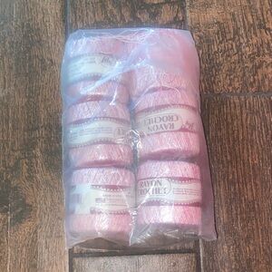 Lily Pink Rayon Crochet Thread Set Of 6